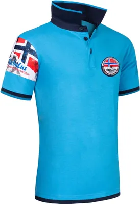 Zdjęcie produktu dla Nebulus Poloshirt PARAS Herren, Koszula, Bluza, Polo, P4009 - Herren, malibu-navy, M