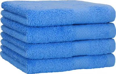 Produktbild von Betz 4 Stück Duschtücher 70 x 140 cm PREMIUM 100% Baumwolle Liegetuch Strandtuch Farbe: hellblau