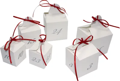 Produktbild von ROTH Adventskalender "24 Adventswürfel zum Befüllen"
