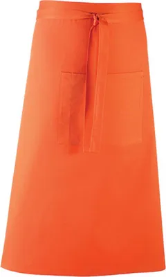 Produktbild von Premier Workwear PR158 | Barschürze Colours - 90 x 80 cm - Hauswäsche: bis 60 °C - Farbe: Orange (ca. Pantone 1655) - Größe: 90 x 80 cm