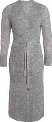 Produktbild von Knit Factory Gina Lange Strickjacke - Grau - 40/42