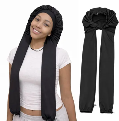 Immagine prodotto di Mascherina per capelli, 2-in-1, traspirante, ideale per capelli lunghi, trecce e ricci