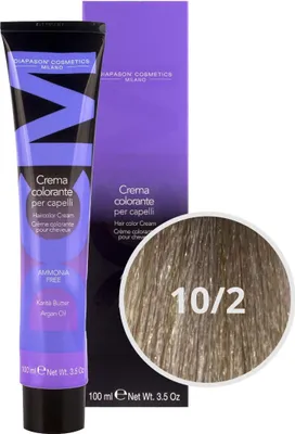 Produktbild von DCM Hair Color Cream Ammonia Free 10-2 Ash 100ml