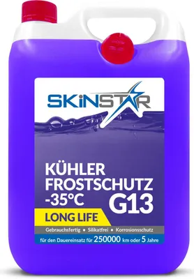 Immagine prodotto di SkinStar G13 antigelo per radiatori -35°C refrigerante per auto 5l