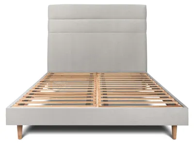 Obrázek produktu pro Postel s čalouněným čelem - sametová látka - 150 x 200 cm