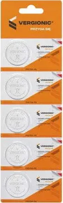 Produktbild von Vergionic 0719 Knoflíková baterie, lithiová CR2032, 5 ks