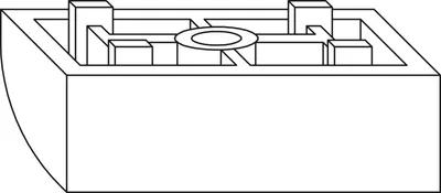 Immagine prodotto di Battuta WINKHAUS FR.13/12, distanza di battuta 12 mm, disassamento 13 mm, PVC-U