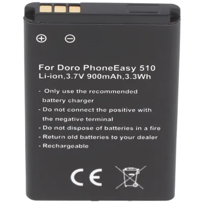 Obrázek produktu pro Baterie vhodné pro Doro PhoneEasy 510 baterie DBC-800A, DBC-800B