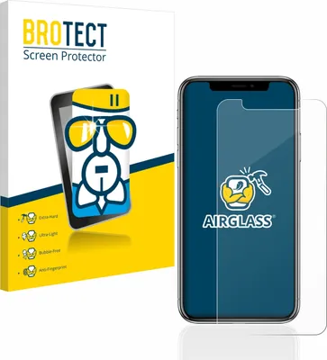 Produktbild von BROTECT Schutzglas für Apple iPhone X / Xs / 11 Pro Schutzfolie Panzer Folie Glas Display Schutz klar