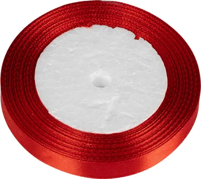 Zdjęcie produktu dla Wstążka satynowa - 12 mm / 22,5 m - Czerwona
