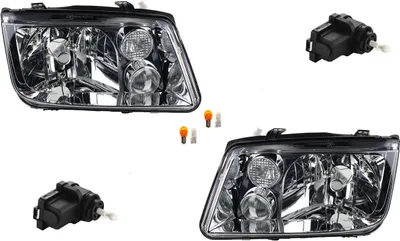 Produktbild von Scheinwerfer passend für VW Bora 1J2 98- Leuchtmittel Links Rechts m. Stellmotor 1J0941295B 1J0941295F 9948336 1J0941295C 6X0941295 6X0941295D Johns
