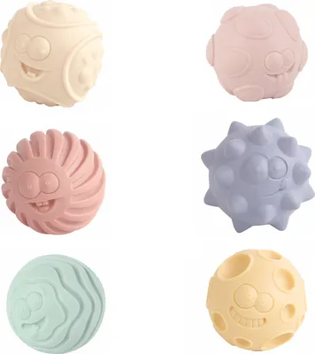 Produktbild von Ball mit Struktur, 3er-Set, 6 cm