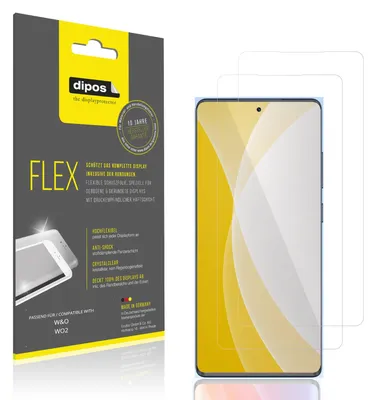 Immagine prodotto di 2x Pellicola protettiva per W&O WO2, rivestimento al 100%, Protezione dipos Flex