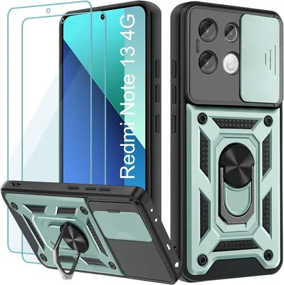 Produktbild von Yohii Hülle für Xiaomi Redmi Note 13 4G mit 2 Stück Panzerglas