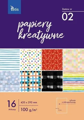 Immagine prodotto di Carta creativa A3 set n. 02 TETIS