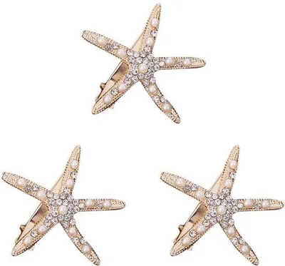 Immagine prodotto di 3 fermagli per capelli con diamanti per bambine, accessori da matrimonio