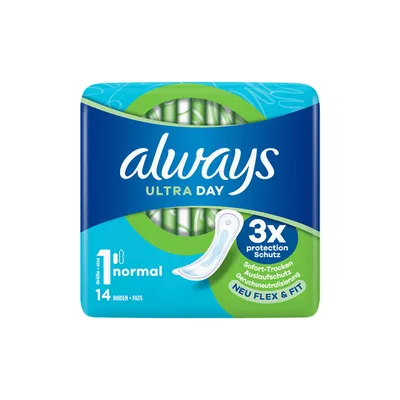 Image de Always Ultra Normal Serviettes hygiéniques pour jours normaux Contenu 14 pièces