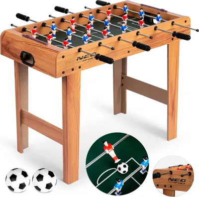 Produktbild von Stół do gry w piłkarzyki Neosport 70x37x62cm NS-802 drewniany