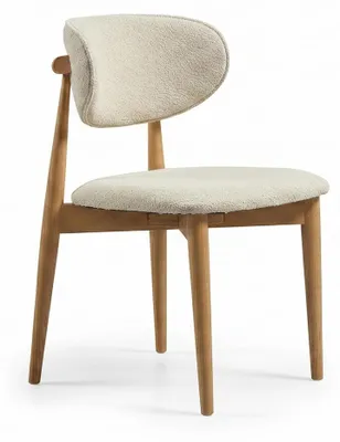 Obrázok produktu pre Jedálenská stolička, béžová, moderný, elegantný štýl, pohodlná