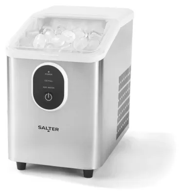 Eiswürfelbereiter, 8 Würfel in 8,5 Min., 800 ml Tank, Edelstahl