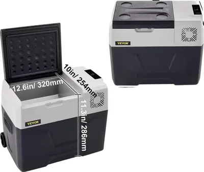 Image de Réfrigérateur de voiture, design portable, refroidissement efficace, 30L