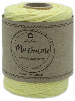 Produktbild von COLORHOME ECO Makramee Garn Baumwolle gedreht 2mm