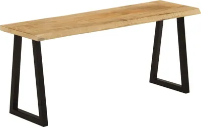 Produktbild von Bank Baumkante 105 cm Massivholz Mango