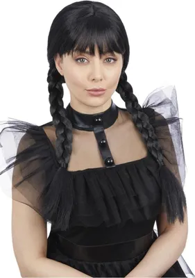 Immagine prodotto di Smiffys - Parrucca "Gotica" da donna SM1602 (Taglia unica) (Nero)
