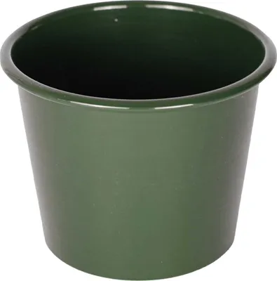 Obrázek produktu pro Mary's Garden Supplies 7,5 cm kovový květináč, barva zelená