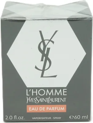 The image shows the front of a perfume box.