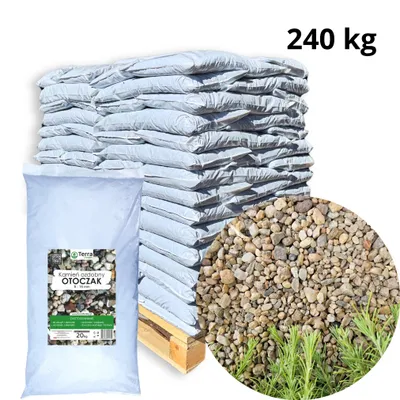 Produktbild von Flusskiesel 8–16 mm gewaschen – 240 kg (12 x 20 kg) Dekorationsstein für Garten & Terrasse Feniks