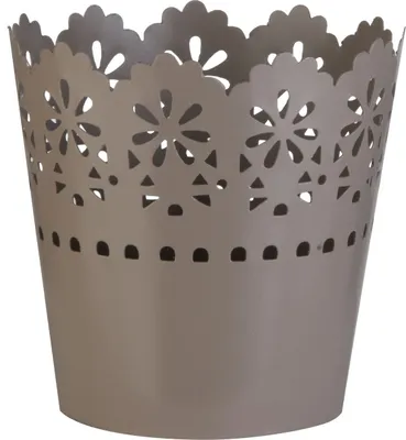Produktbild von Übertopf - Braun - Metall - Ø 14 cm