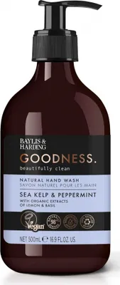 Produktbild von Baylis & Harding Flüssige Handseife - Seetang & Pfefferminz, 500ml