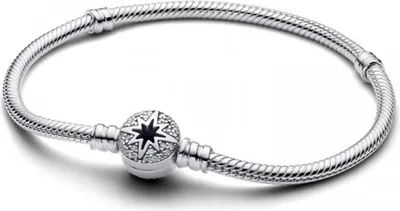 Produktbild von Damenarmreif Pandora 593584C01-20 20 cm Silberfarben