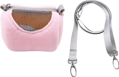 Produktbild von Atmungsaktive Tragetasche für Hunde - Reisetasche für kleine Haustiere - Rosa