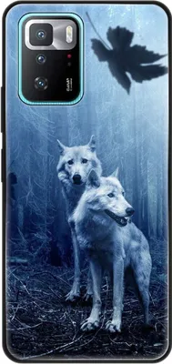 Produktbild von König Design Hülle kompatibel mit Xiaomi Poco X3 GT Kunststoff Soft Handyhülle - Handy Case Wölfe