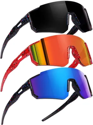 Image de Lot de 3 lunettes de soleil pour enfants, avec protection UV400