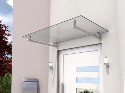 Obrázok produktu pre Vchodová strieška Gutta nerezová HD140 VSG 140x80 cm