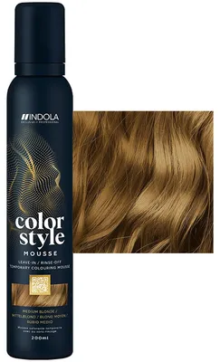 Produktbild von Indola CSM Mittelblond 200ml Color Style Mousse, KI-generiertes Bild