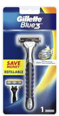 Produktbild von Gillette Blue3 – Rasierer + 1 Nachfüllpackung mit Klingen