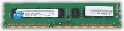 Produktbild von Micron DDR3 ECC DIMM 4GB 1600MHz RAM MT18JSF51272AZ-1G6M1ZE, PC3-12800E, für Server