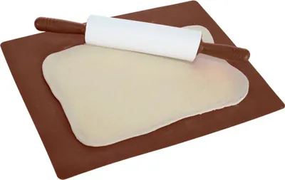 Zdjęcie produktu dla Mata do pieczenia Orion | mata silikonowa 60x50 cm + silikonowy wałek do ciasta 2-częściowy ZESTAW