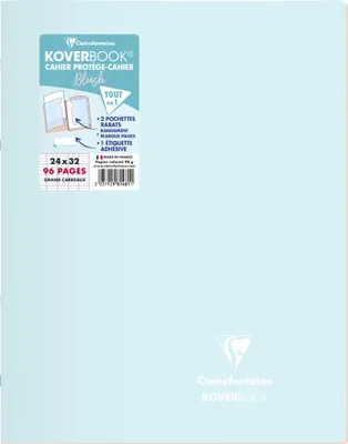 Produktbild von Clairefontaine 10x Koverbook Heft 24x32cm, 48 Blatt 90g - Sortiert 981481C
