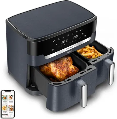 Tefal Dual Easy Fry XXL Heißluftfritteuse – Effizientes Kochen mit 11 L