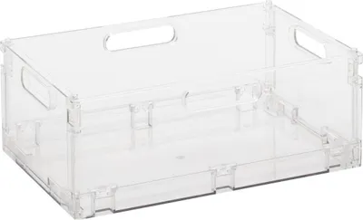 Obrázek produktu pro Skládací a stohovatelný úložný box "fold n box" 7,5 l - 5 pět jednoduše chytrých