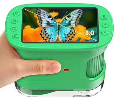 Obrázek produktu pro Digitální mikroskop pro děti - 1600x - 3,0palcový displej - Foto a video