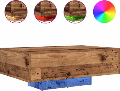 Obrázek produktu pro vidaXL Konferenční stolek staré dřevo 85 x 55 x 31 cm materiál na bázi dřeva