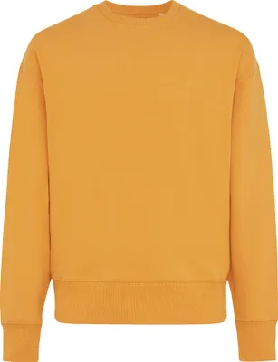 Produktbild von Iqoniq - "Kruger" Sweatshirt Rundhalsausschnitt für Herren/Damen Uni XD1101 (L) (Sonnenuhr Orange)