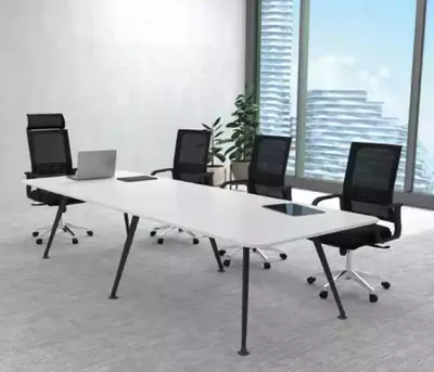 Produktbild von Weißer Besprechungstisch Konferenztisch Arbeitszimmer Einrichtung Stil