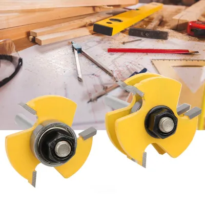 Obrázok produktu pre Router Bit, T tvar Router Bit, 3 zuby Router Bit, Router Bit 1/4, drevoobrábacie nástroje